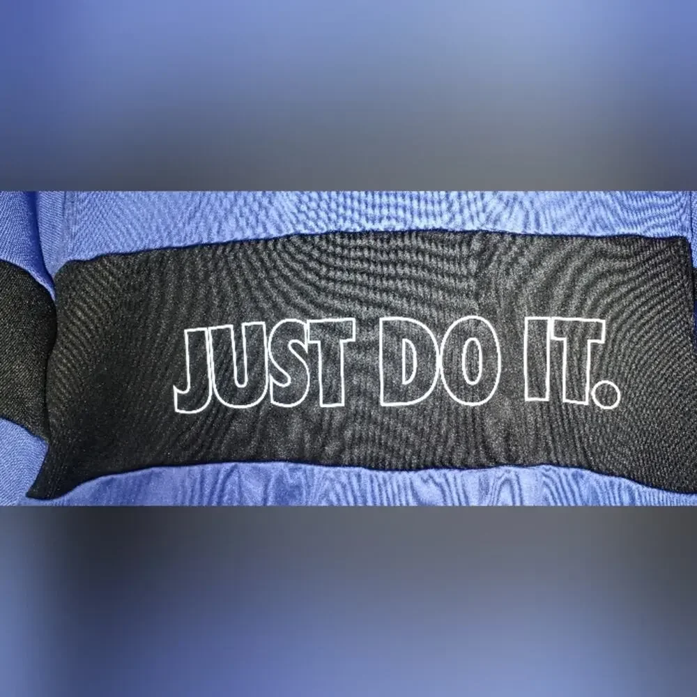 Nike Just Do It DriFit Woman's Large Hoodie Purple/Black